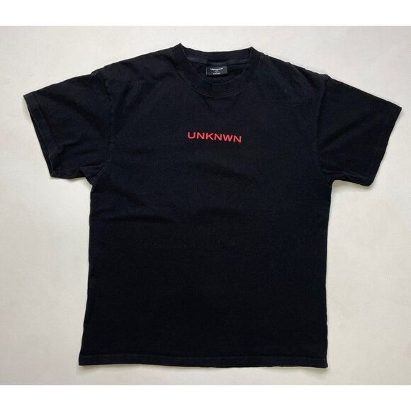 UNKNWN Core Graphic T-shirt Men Large Black Short Sleeve - Picture 3 of 5
